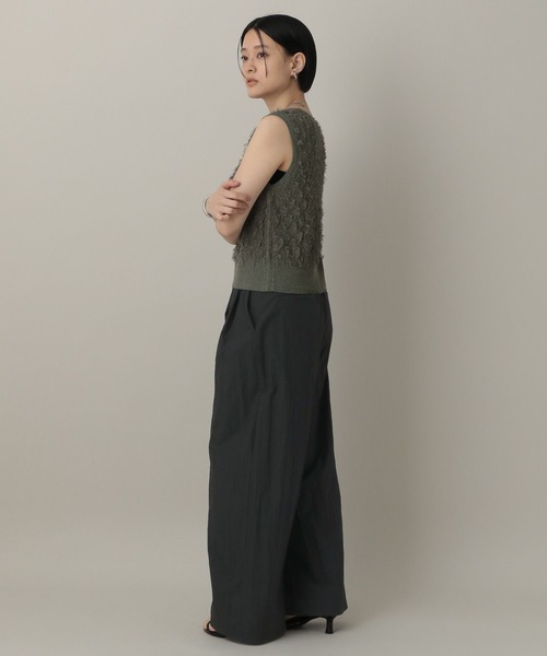 A part by（アパートバイ）の「タイプライタータックパンツ（その他パンツ・レディース・オフホワイト/ブラック/ベビーピンク・SMALL/MEDIUM）」の13枚目の写真