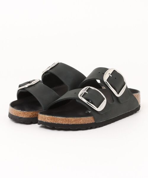 ビルケンシュトック 1011075 Arizona Big Buckle LEOI Black HEX