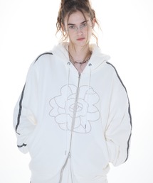 LARTIGENT([eB[)L14 ROSE HOOD ZIP-UP(p[J[)