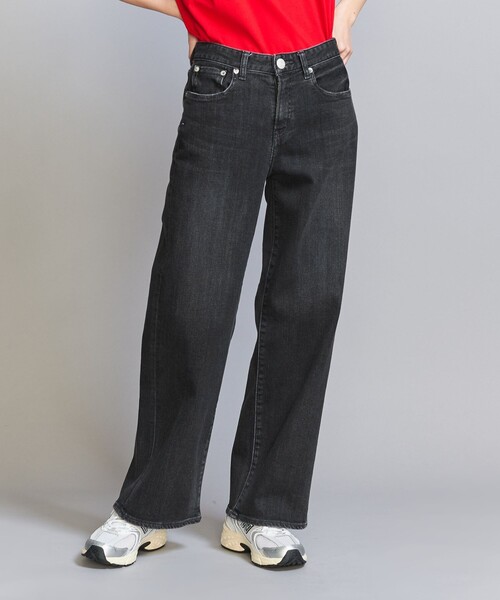 RED CARD TOKYO(レッドカード)の「<RED CARD>35th Anniversary Wide デニムパンツ 2(デニムパンツ・レディース・ブラック/コバルトブルー・25/22/23/24)」の1枚目の写真