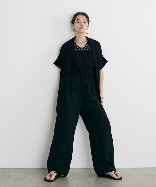 LARUTA（ラルータ）の「【LARUTA】フレンチテーラージャケット（テーラードジャケット・レディース・ブラック/ベージュ/グレー・FREE）」の16枚目の写真
