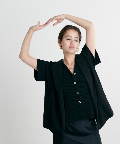 LARUTA（ラルータ）の「【LARUTA】フレンチテーラージャケット（テーラードジャケット・レディース・ブラック/ベージュ/グレー・FREE）」の11枚目の写真