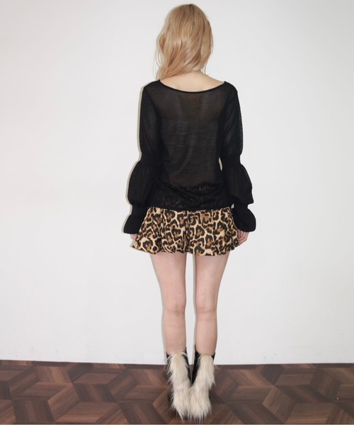 musubore（ムスボレ）の「fur pointed toe boots / ポインテッドトゥ