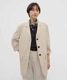 WASHED COTTON POPLIN JACKET