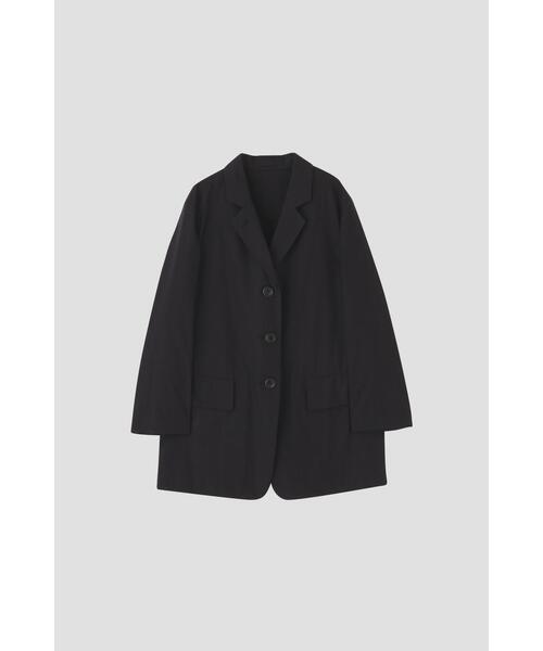 MARGARET HOWELL(マーガレットハウエル)の「WASHED COTTON POPLIN JACKET(テーラードジャケット・レディース・ブラック/ホワイト系その他3・1/2)」の4枚目の写真