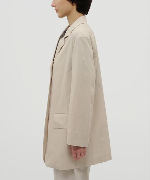 MARGARET HOWELL(マーガレットハウエル)の「WASHED COTTON POPLIN JACKET(テーラードジャケット・レディース・ブラック/ホワイト系その他3・1/2)」の7枚目の写真