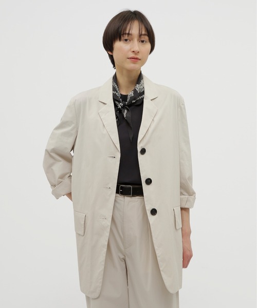 ドラミ　マーガレットハウエル　ボア取り外し　ブラックジャケット　ブルゾン 旧タグ MARGARET HOWELL マーガレットハウエル MHL