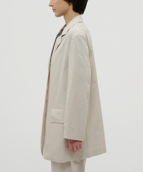 MARGARET HOWELL(マーガレットハウエル)の「WASHED COTTON POPLIN JACKET(テーラードジャケット・レディース・ブラック/ホワイト系その他3・1/2)」の13枚目の写真