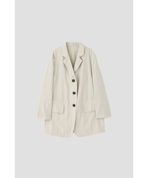 MARGARET HOWELL(マーガレットハウエル)の「WASHED COTTON POPLIN JACKET(テーラードジャケット・レディース・ブラック/ホワイト系その他3・1/2)」の14枚目の写真
