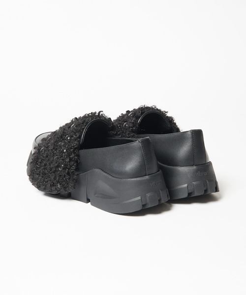gomme(ゴム)の「ワイドストラップローファー(ローファー・レディース・ブラック/ホワイト・LARGE/MEDIUM/SMALL)」の7枚目の写真