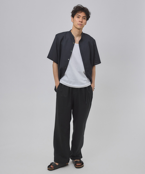 Gramicci(グラミチ)の「GRAMICCI(グラミチ) 別注 クールドッツ 2タック ワイドパンツ(その他パンツ・メンズ・ブラック/ネイビー・SMALL/MEDIUM/LARGE/X-LARGE)」の4枚目の写真