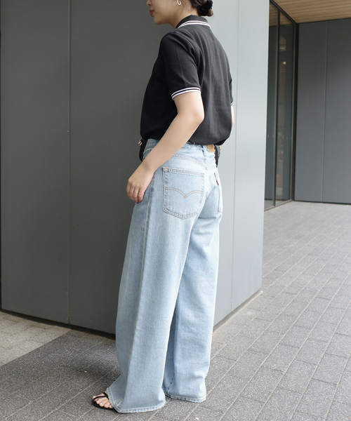 FRED PERRY(フレッドペリー)の「FRED PERRY/フレッドペリー TWIN TIPPED SHIRT G3600(ポロシャツ・レディース・ホワイト/グリーン/ブラック・FREE)」の6枚目の写真
