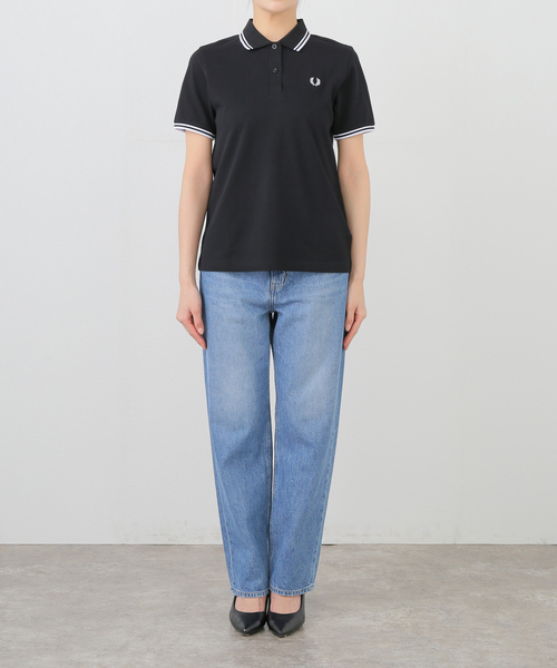 FRED PERRY(フレッドペリー)の「FRED PERRY/フレッドペリー TWIN TIPPED SHIRT G3600(ポロシャツ・レディース・ホワイト/グリーン/ブラック・FREE)」の21枚目の写真