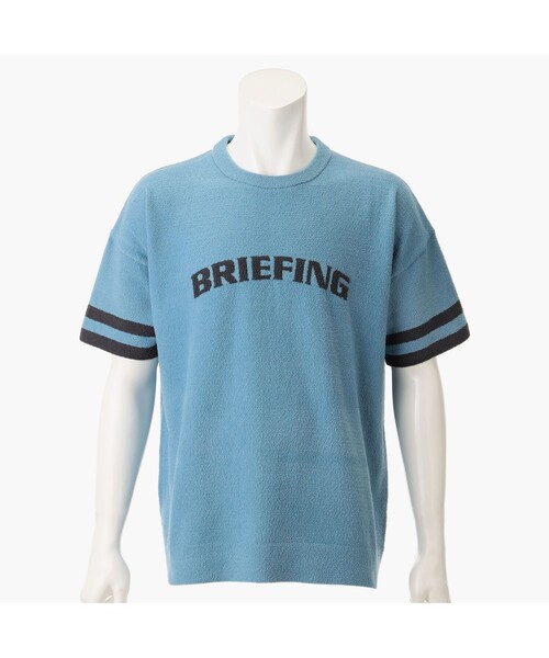 BRIEFING(ブリーフィング)の「LW RELAXED KNIT T-SHIRT(ゴルフグッズ・メンズ・ブラック/ブルーグレー/ベージュ・L/M/S)」の3枚目の写真