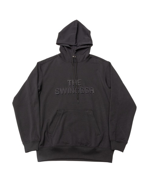 SWINGGGR(スウィンガー)の「SWINGGGR/スウィンガー/EMBOSS SWEAT PARKA(スウェット・メンズ・ブラック/ホワイト・2/3/4)」の2枚目の写真