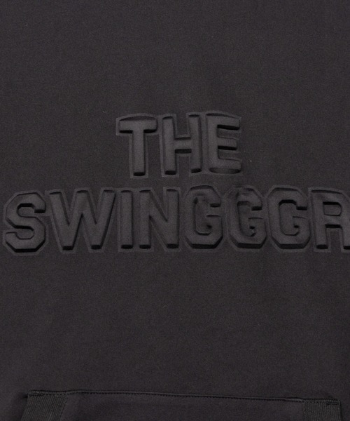 SWINGGGR(スウィンガー)の「SWINGGGR/スウィンガー/EMBOSS SWEAT PARKA(スウェット・メンズ・ブラック/ホワイト・2/3/4)」の6枚目の写真