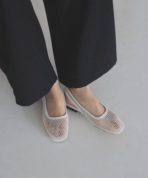 メッシュフラットサンダル（サンダル）｜hellam（へラム）の