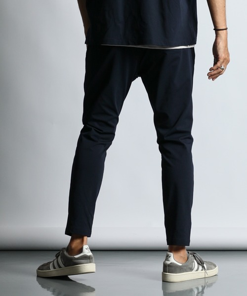 The DUFFER of ST.GEORGE（ザダファーオブセントジョージ）の「[360° THE CIRCLE STRETCH] BY WONDER SHAPE：セットアップ ライトピケジャージ素材 コンフォートパンツ（その他パンツ・メンズ・ブラック/ネイビー・SMALL/MEDIUM/LARGE/X-LARGE）」の8枚目の写真