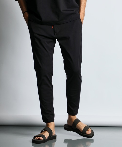 The DUFFER of ST.GEORGE（ザダファーオブセントジョージ）の「[360° THE CIRCLE STRETCH] BY WONDER SHAPE：セットアップ ライトピケジャージ素材 コンフォートパンツ（その他パンツ・メンズ・ブラック/ネイビー・SMALL/MEDIUM/LARGE/X-LARGE）」の3枚目の写真