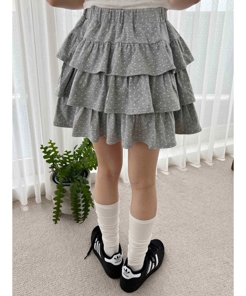PHILLY(フィリー)の「ドットティアードミニスカート(スカート・レディース・グレー/ブラック/ホワイト・FREE)」の17枚目の写真