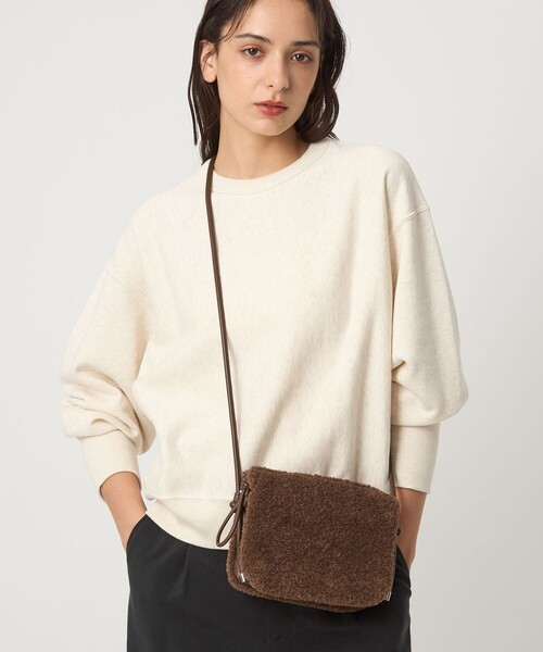 ボア ジップ ミニショルダーバッグ / ポシェット（ショルダーバッグ