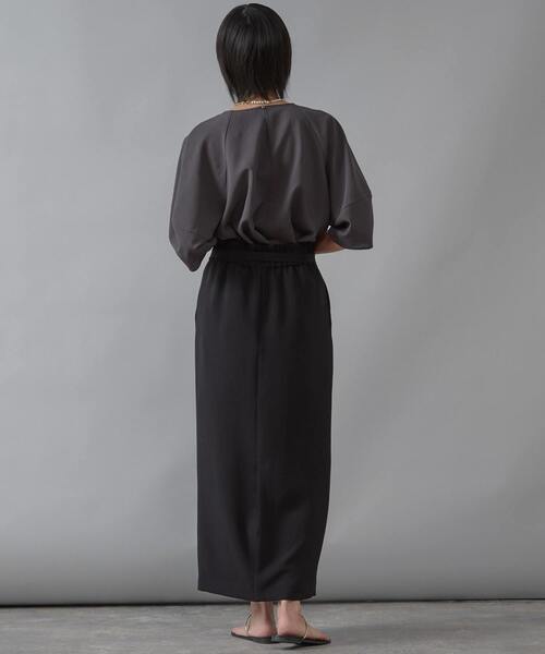 Liesse(リエス)の「コクーンスリーブ切り替えブラウス(シャツ/ブラウス・レディース・アイボリー/スミクロ/サックスブルー・FREE)」の12枚目の写真