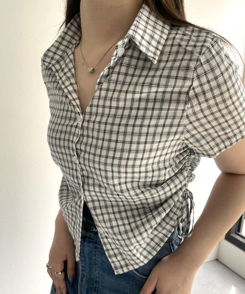 LE SSERAFIM ワルツ JPグッズ SHIRT チェックシャツ Lサイズ LE SSERAFIM ワルツ JPグッズ SHIRT チェックシャツ Lサイズ