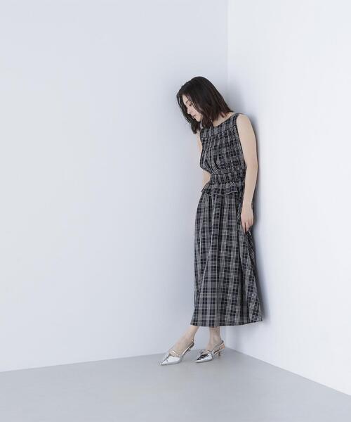 NATURAL BEAUTY BASIC(ナチュラルビューティーベーシック)の「◇モノトーンチェックワンピース(ワンピース・レディース・ホワイト系その他/ブラック系その他・SMALL/MEDIUM/P/S)」の8枚目の写真