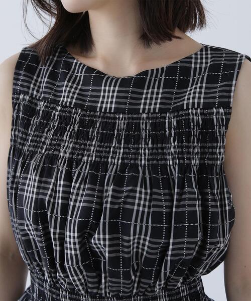NATURAL BEAUTY BASIC(ナチュラルビューティーベーシック)の「◇モノトーンチェックワンピース(ワンピース・レディース・ホワイト系その他/ブラック系その他・SMALL/MEDIUM/P/S)」の13枚目の写真