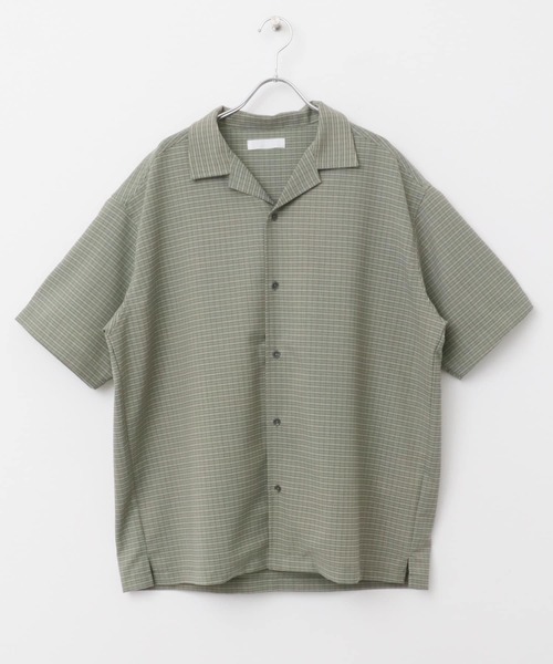 SENSE OF PLACE by URBAN RESEARCH(センスオブプレイスバイアーバンリサーチ)の「グレンチェックオープンカラーショートスリーブシャツ(シャツ/ブラウス・メンズ・オレンジ/グリーン/ブラック・MEDIUM/LARGE)」の22枚目の写真