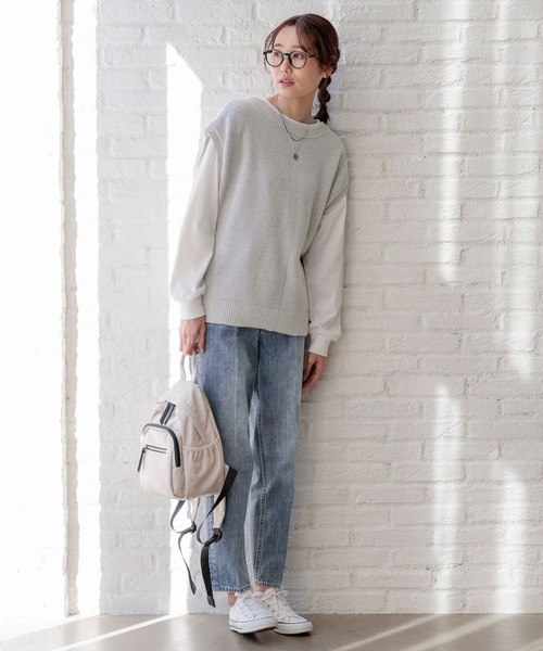GLOBAL WORK(グローバルワーク)の「リュック(バックパック/リュック・レディース・アイボリー・ONE SIZE)」の3枚目の写真