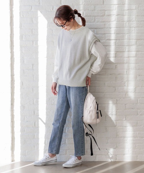 GLOBAL WORK(グローバルワーク)の「リュック(バックパック/リュック・レディース・アイボリー・ONE SIZE)」の4枚目の写真
