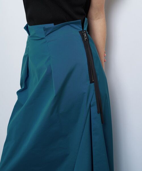 LANVIN en Bleu（ランバンオンブルー）の「メモリークロスタックスカート（スカート・レディース・ネイビー/ブルー系その他・38/36）」の8枚目の写真