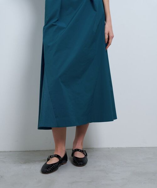 LANVIN en Bleu（ランバンオンブルー）の「メモリークロスタックスカート（スカート・レディース・ネイビー/ブルー系その他・38/36）」の9枚目の写真