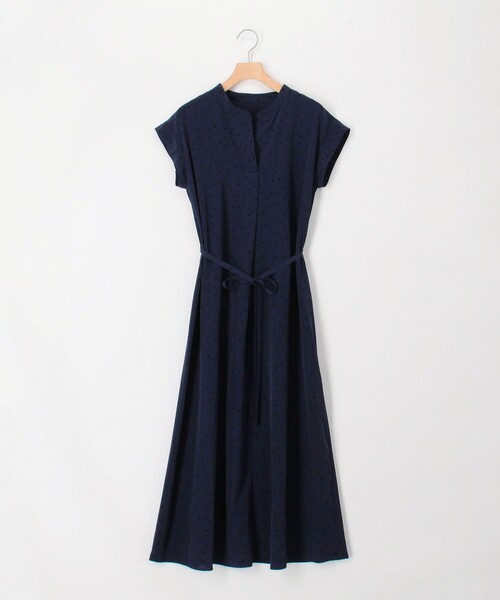 NOLLEY'S LIGHT（ノーリーズライト）の「フロントタックバンドカラープリントワンピース（ワンピース・レディース・ブルー系その他・38）」の18枚目の写真