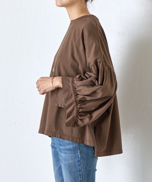 ビアズリー　フリルスリープTee 新品タグ付き BEARDSLEY（ビアズリー） tシャツ 袖口フリルトレーナー レディース