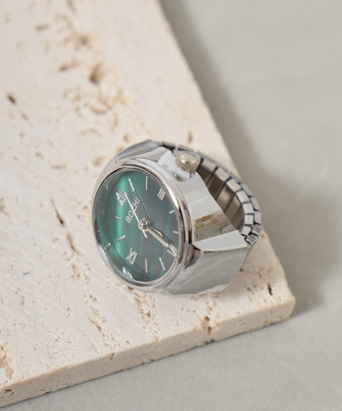 FUNALIVE（ファンアライブ）の「watch ring 時計型指輪　フリーサイズ oku-ring-g2（リング・メンズ・ゴールド系1/シルバー系その他2/ホワイト系その他2/ローズ/ゴールド系/ゴールド系その他2/ゴールド系その他3/ブラック系その他2/ゴールド系その他/シルバー系その他/シルバー系その他3/ホワイト系その他/ゴールド系3/シルバー/シルバー系2/ブラック系その他/ホワイト系その他4/ゴールド系2/ゴールド系4/パープル系その他4/ブラック系その他4/レオパード/ゴールド系5/ゴールド系6/ゴールド系7/ゴールド系8/シルバー系1/ピンク系その他5・FREE）」の14枚目の写真