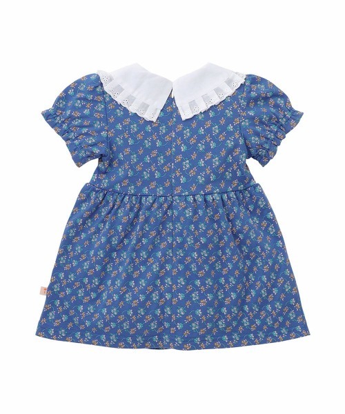 moimoln(モイモルン)の「【日本限定】フラワープリントワンピース(ワンピース・キッズ・ブルー・80cm/90cm/100cm/110cm/120cm/130cm)」の3枚目の写真