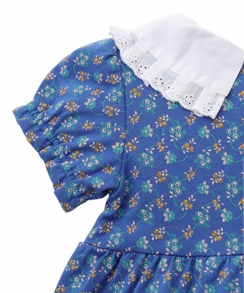 moimoln(モイモルン)の「【日本限定】フラワープリントワンピース(ワンピース・キッズ・ブルー・80cm/90cm/100cm/110cm/120cm/130cm)」の5枚目の写真
