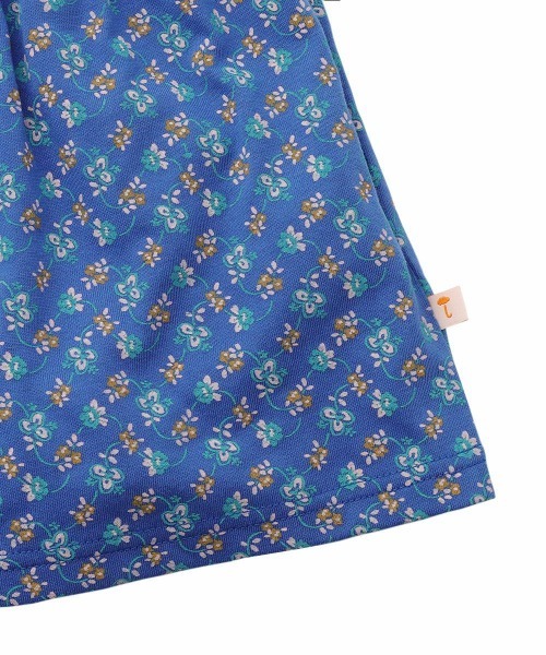 moimoln(モイモルン)の「【日本限定】フラワープリントワンピース(ワンピース・キッズ・ブルー・80cm/90cm/100cm/110cm/120cm/130cm)」の7枚目の写真