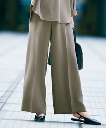 自由区（ジユウク）の「トリアセダブルクロスワイドストレート パンツ（その他パンツ）」