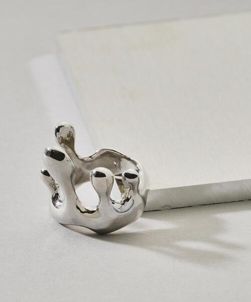 tk.TAKEO KIKUCHI(ティーケータケオキクチ)の「MELTリング(リング・メンズ・シルバー系その他/シルバー・17)」の2枚目の写真