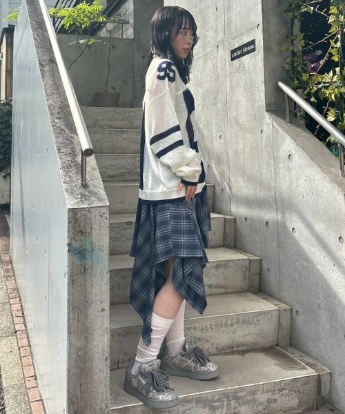 Candy Stripper（キャンディストリッパー）の「NUMBERING SHEER ニット（ニット/セーター・レディース・ピンク/オフホワイト/ブラック・FREE）」の20枚目の写真