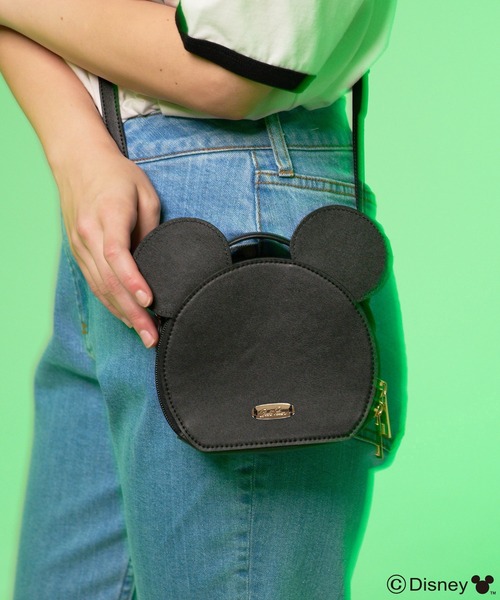 Disney（ディズニー）の「Mickey/Arnold Palmer/ミツマルシェアショルダーバッグ（ショルダーバッグ・レディース・グレイッシュベージュ/ブラック・F）」の3枚目の写真