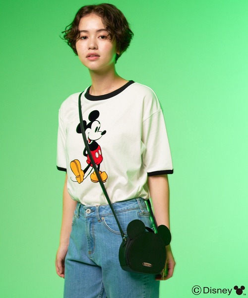 Disney（ディズニー）の「Mickey/Arnold Palmer/ミツマルシェアショルダーバッグ（ショルダーバッグ・レディース・グレイッシュベージュ/ブラック・F）」の4枚目の写真