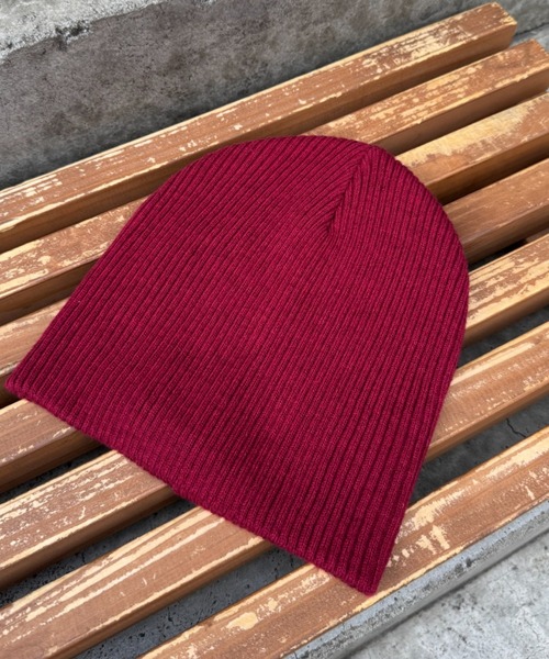CIAOPANIC TYPY（チャオパニックティピー）の「【プチプラ】リブニットビーニー（ニットキャップ/ビーニー・レディース・オフホワイト/グレー/レッド/チャコールグレー/ブラック/ベージュ・ONE SIZE）」の6枚目の写真