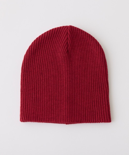 CIAOPANIC TYPY（チャオパニックティピー）の「【プチプラ】リブニットビーニー（ニットキャップ/ビーニー・レディース・オフホワイト/グレー/レッド/チャコールグレー/ブラック/ベージュ・ONE SIZE）」の18枚目の写真