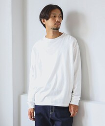 B:MING by BEAMS | SIMPLE YET / オリジナルコットン ロングスリーブ Tシャツ(Tシャツ/カットソー)