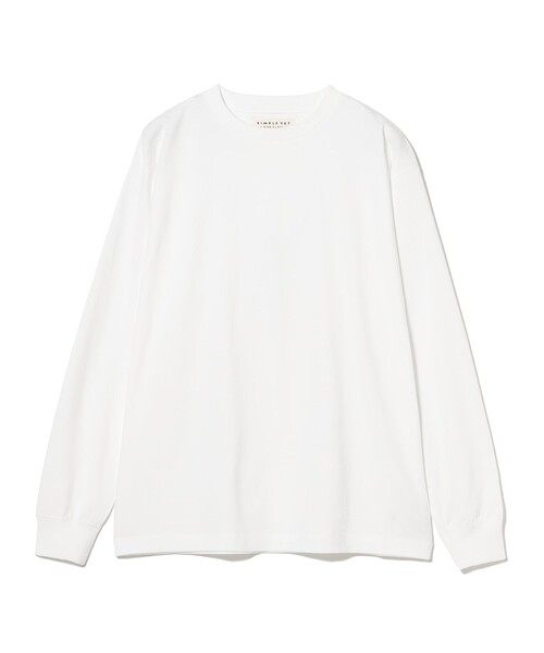B:MING by BEAMS(ビーミングバイビームス)の「SIMPLE YET / オリジナルコットン ロングスリーブ Tシャツ(Tシャツ/カットソー・メンズ・ブラック/オフホワイト・S/M/L/XL)」の5枚目の写真