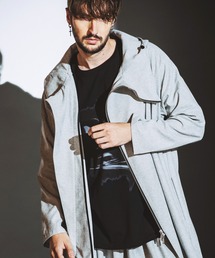 MAX&Co. グレー モッズコート コート コート ウール グレー マックスアンドコー – RECLO